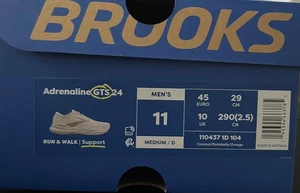Brooks Adrenaline GTS 24 Size 10 MENS Brand New! - Picture 1 of 5