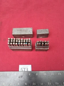 Set of Vintage Modelmark Hand Stamps Letters & Numbers 2.5mm 3/32" Crisp Heads.. - Picture 1 of 10