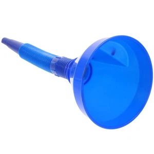  Embudo de transmisión de embudo de aceite embudo de tanque de gas sin tapa embudo de cuello largo con - Imagen 1 de 12