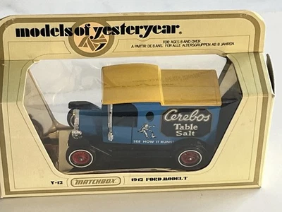 MATCHBOX YESTERYEAR Y- 12- ‘CEREBOS SALT’ WITH YELLOW ROOF MINT/BOXED VERY RARE - Image 1 of 4