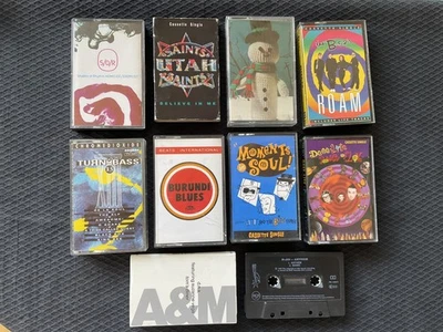 9 Singles Musikkassetten Electronic House Synth Pop Soul Blues + 1 x Mix 90er - Bild 1 von 4