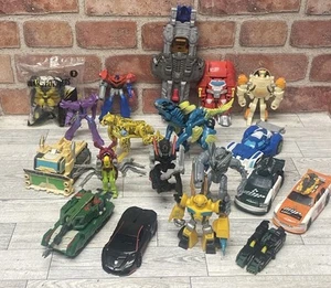 19 Transformers Figuren Lot Modern bis Oldtimer Autos, Beast, NASCAR, Panzer, McDonald’s - Bild 1 von 11