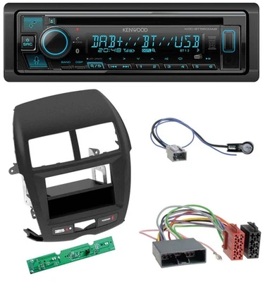 Kenwood Bluetooth DAB CD MP3 USB Autoradio für Mitsubishi ASX (2010-2014) - Bild 1 von 4