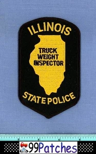 ILLINOIS STATE POLICE TRUCK WEIGHT INSPECTOR Highway Patrol Patch DOT 8A  - Picture 1 of 2