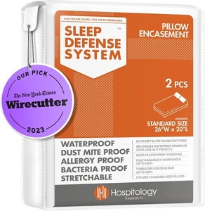 HOSPITOLOGY PRODUCTS Kissenhülle - Bettwanzenstandard mit Reißverschluss (2er Pack) - Bild 1 von 7