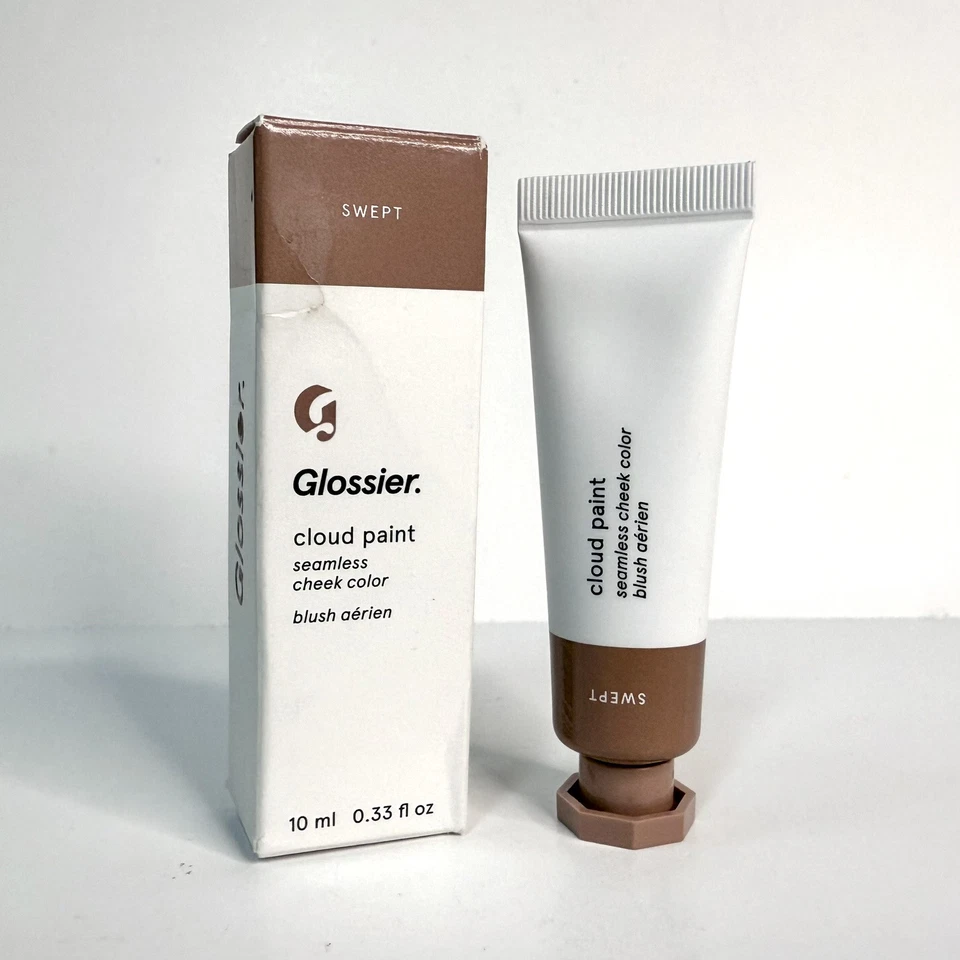 Glossier Cloud Paint Seamless Cheek Color Bronzer SWEPT - Full Size .33 Oz Boxed