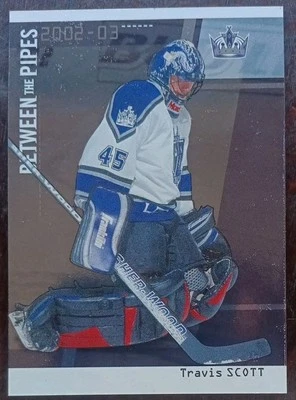 2002 - 2003 ITG Between The Pipes Travis Scott Kings /100 #37 Hockey Card - Image 1 of 2