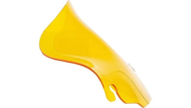 Klock Werks Kolor Flare Windshield 6.5" Yellow #KWW-01-0696 Harley Davidson Foto 1 de 1