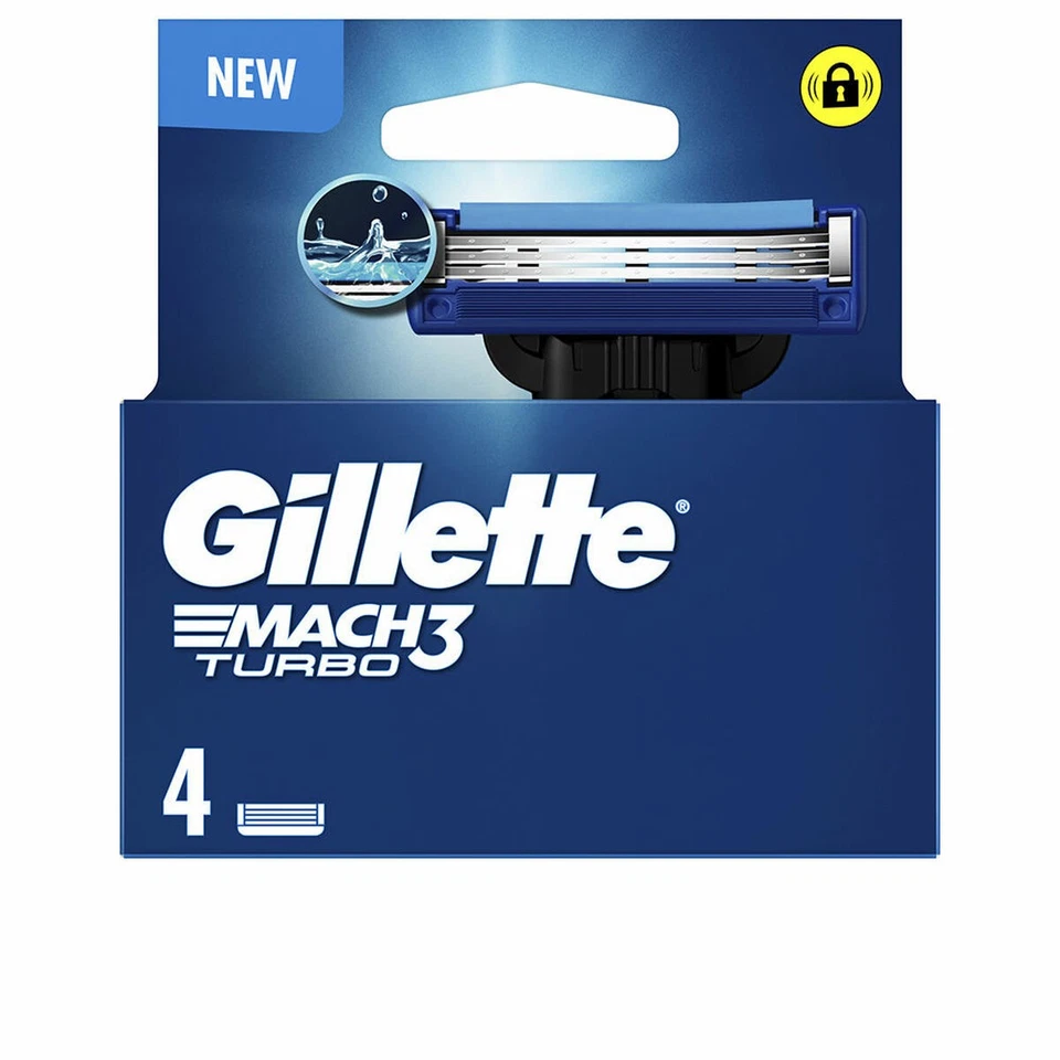 Gillette Mach 3 Set Lame Di Ricambio Rasatura Perfetta