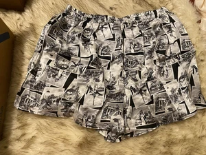 Vintage 90's Looney Tunes Mania 100% Silk Mens Boxer Shorts Size Large NWOT - Picture 1 of 6