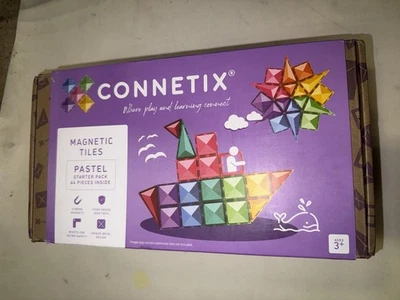 Connetix Magnetic Building Tiles 64-Piece Pastel - Image 1 of 4