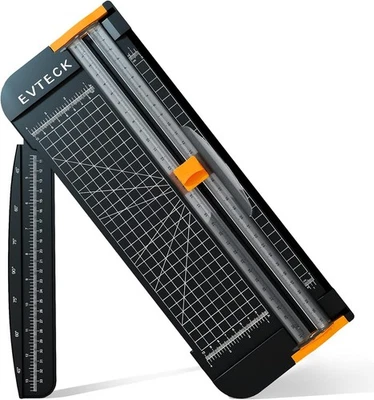 Evteck Paper Cutter 12 Inch Trimmer Slider Crafting 12 Inch, Black  - Image 1 of 4