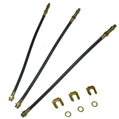 Kit de mangueira de freio dianteiro e traseiro 1953-62 Corvette com hardware - Imagem 1 de 2