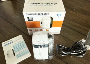 300M WiFi Range Extender Internet Booster Wireless Signal Repeater And Amplifier - Picture 1 of 5