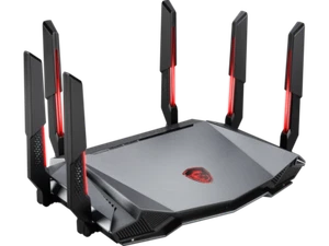 MSI RadiX AXE6600 WiFi 6E Tri-Band Gaming Router support 2.5GHz/5GHz/6GHz, AI - Picture 1 of 5