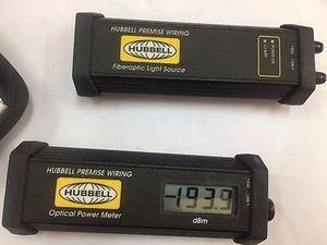 Hubbell-OB-B102&C102 Optisches-Leistungsmesser-und-LWL-Lichtquelle-mit Koffer - Bild 1 von 6