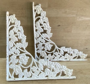 Antike Eisen Corbel 14" Architektur Bergung schwer 4,5 Pfund pro Stück - 2er Set - Bild 1 von 12