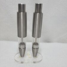 Salt and Pepper Thumb Press Grinder  Mills Stainless and Acrylic with Stand