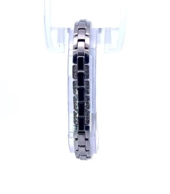 Браслет женский Citizen нержавеющая сталь 7 мм кристалл и черная эмаль - Изображение 1 из 4