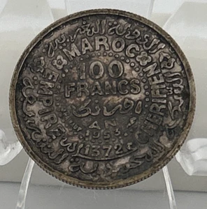 Morocco 100 Francs 1953 - Picture 1 of 2