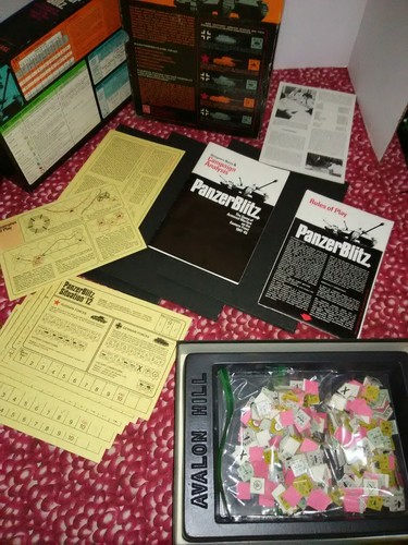 PanzerBlitz Avalon Hill Game Complete 1970 Original | eBay
