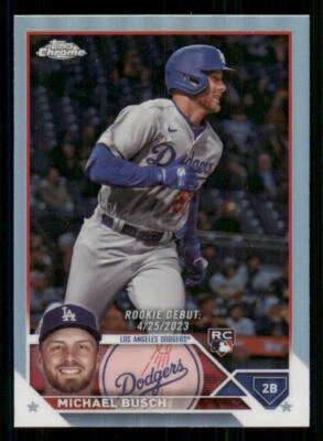 2023 Topps Chrome Update Refractors #USC105 Michael Busch - Image 1 of 2