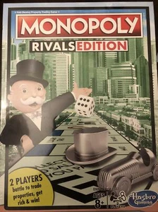 Monopoly Rivals Edition gioco 2 giocatori Hasbro gaming nuovo sigillato in fabbrica - Foto 1 di 4
