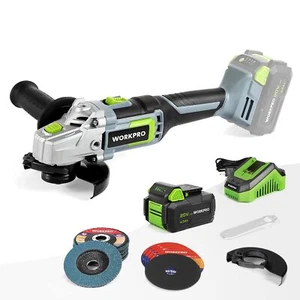 WORKPRO 20V Cordless Angle Grinder Kit, 4-1/2 Inch, Lightweight Angle Grinder... - Picture 1 of 7