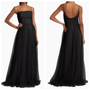 Nuevo con etiquetas Vestido Vera Wang Manuela Tul Espalda Talla US 8 - Imagen 1 de 16