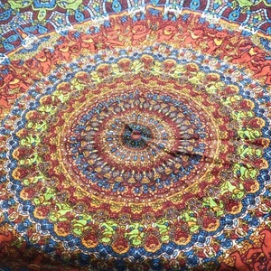 GRATEFUL DEAD DANCING BEARS BANDANA 21"×21" - Picture 1 of 3