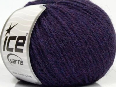 8-Skein Lot Alpaca Light Yarn light 8x50g Purple Melange - Image 1 of 4