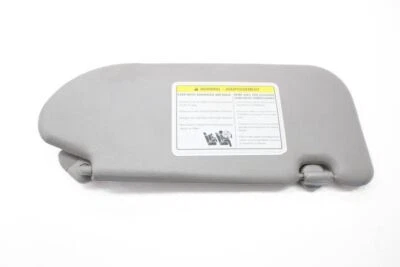2007-2009 Nissan 350Z Vert VQ35HR Driver Left Side Gray Sun Visor Assembly - Image 1 of 4