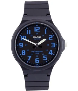 CASIO MW-240-2B Orologio Analogico al Quarzo Uomo Bracciale in Resina - Picture 1 of 4