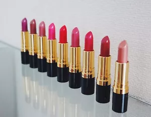 REVLON SUPER GLÄNZENDER LIPPENSTIFT Schwer zu finden Farben. NEU Ihre Wahl. - Bild 1 von 8