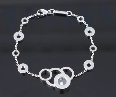 Chopard 18K Gold Happy Dream Bubble Floating Diamond Circle Motif Charm Bracelet - Image 1 of 4