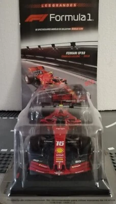 FERRARI SF90 F1- CHARLES LECLERC-2019, ALTAYA 1:24 DIECAST GRANDES FERRARIS - Image 1 of 4