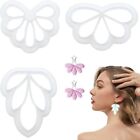 White Flowers Shape Polymer Clay Cutters  For Polymer Clay Earring Making