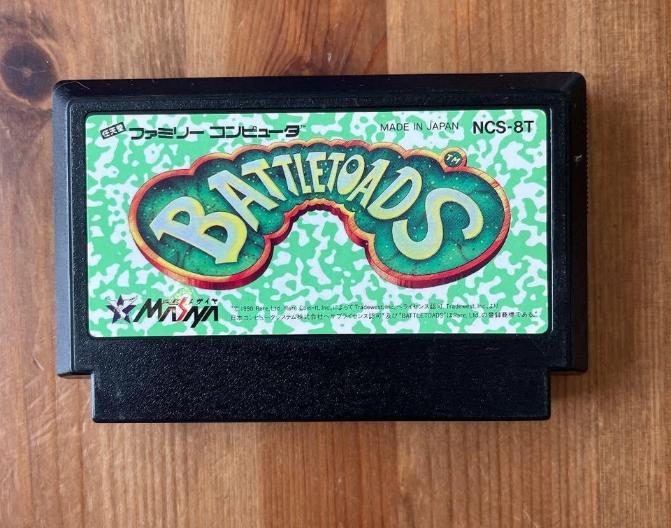 Famicom BATTLETOADS NES Cartridge Only Nintendo - Image 1 of 1