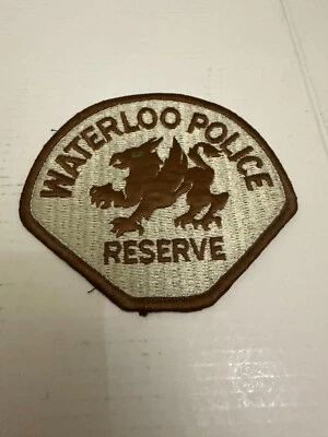 Parche de hombro de tela obsoleto de colección Police Reserve Waterloo Iowa Foto 1 de 2
