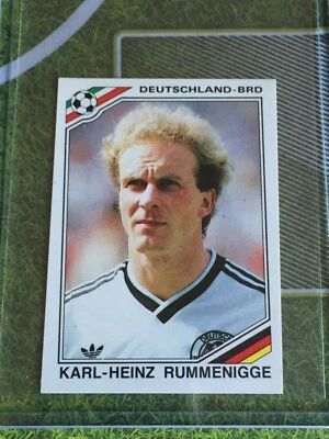 KARL-HEINZ RUMMENIGGE PANINI MEXICO 86 FIFA WORLD CUP 1986 STICKER #307 GERMANY - Image 1 of 2