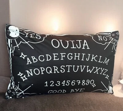Ouija Board Zippered Throw Pillow Cover 20”x12.5” Mystical Halloween Decor - Image 1 of 4