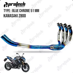 Exhaust Pipe For KAWASAKI Z800 Motorcycle Header Front Link Pipe - Bild 1 von 3