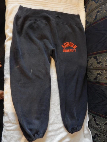 AUBURN UNIVERSITY VINTAGE SWEAT PANTS from 1963/4 Used Cover