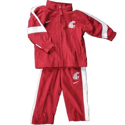 Nike Washington State Cougars Toddler Hooded Windshirt And Pant Set Cover