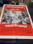 Halls Of Anger Original 1 Sheet Poster + 3 Lobby Cards 70 / 108 Calvin Lockhart