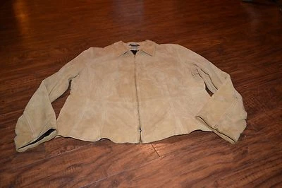 A1-George длинным рукавом полный молнии натуральной кожи куртка размер женщины XL (16/18) - Изображение 1 из 4