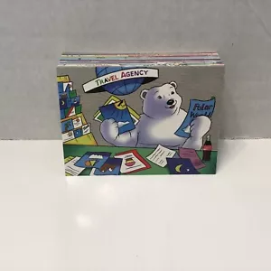 Coca Cola 1996 Collect A Card South Pole Vacation Polar Bears 1-50 Card Set - Picture 1 of 9