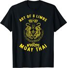 Muay Thai Mens MMA Tiger Street fight Muay Thai Kickboxing T-Shirt Size S-5XL