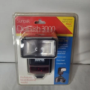 Sunpak DigiFlash DF3000 High Power Flash for Canon DSLR Cameras TTL Compatible - Picture 1 of 8