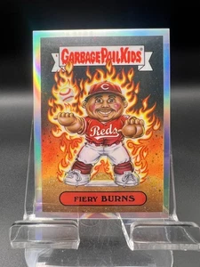 2025 Bowman Chrome - Chase Burns Fiery Burns Garbage Pail Kids SSP #BGP-14 REDS - Picture 1 of 4